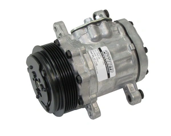 Old Air Products Compressor | SD7 Peanut Style | 134a | Serpentine Clutch 21-7176 Old Air Products Compressor | SD7 Peanut Style | 134a | Serpentine Clutch 21-7176