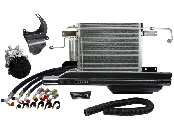Old Air Products 1967-72 Ford Truck Slimline Complete Package | Cool Only | for Driver Side Compressor CAP-6772-DS