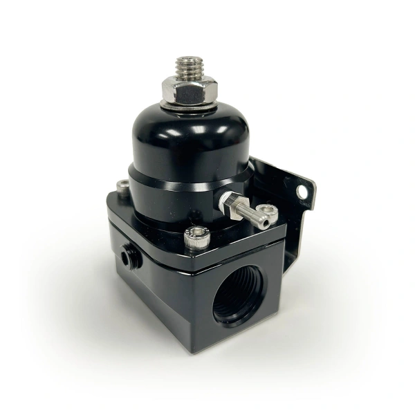 BluePrint Engines BPP13101BK EFI Billet Aluminum Fuel Pressure Bypass Regulator, -10AN ORB, 40-75PSI, Black