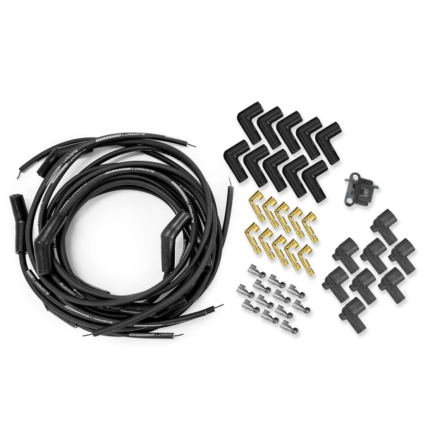 8mm SPARK PLUG WIRE SET - 135 DEGREE BOOTS - BIG BLOCK CHEVY / SBF
