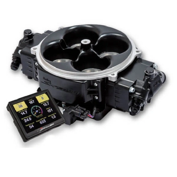 BluePrint Engines BPP550842 Holley Super Sniper 4500 EFI, Self Tuning, Power Adder, Black Finish