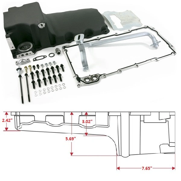 BluePrint Engines BPP81074BK ENG Oil Pan